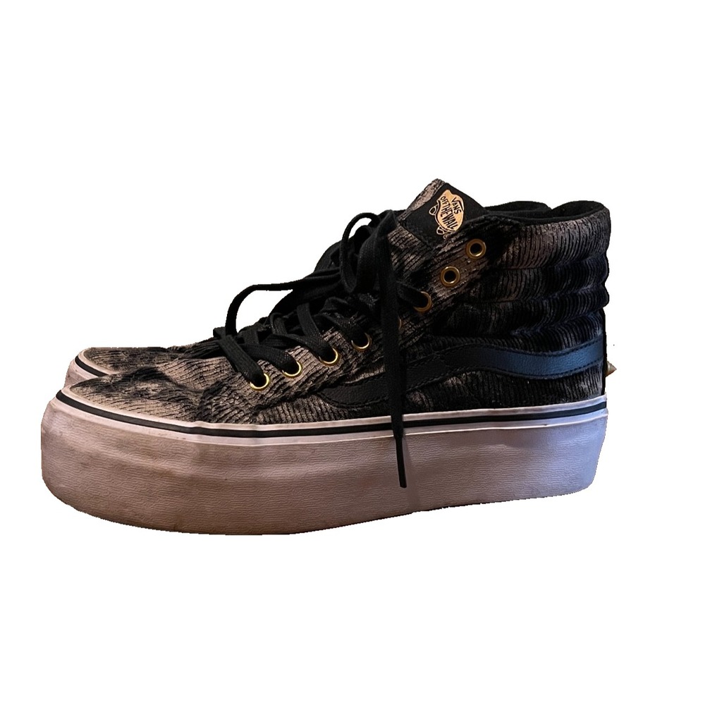 Vans Sk8 Hi Platform Studded High Top Sneakers M 6 W 7.5 Tie Dye Skater Grunge